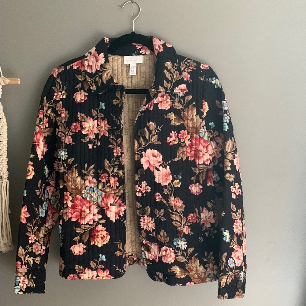 Floral Quilted Women's Jacket